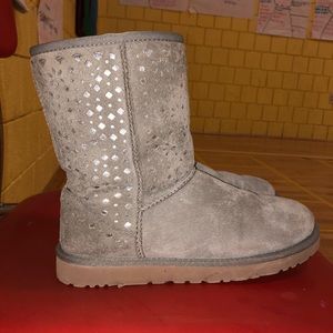 Grey UGG boots